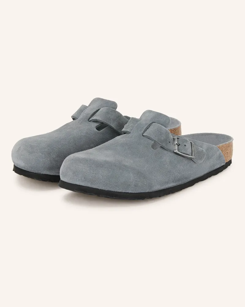 Birkenstock Mules BOSTON Grau