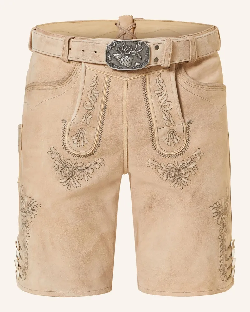 Spieth & Wensky Trachten-Lederhose DUNCAN Beige