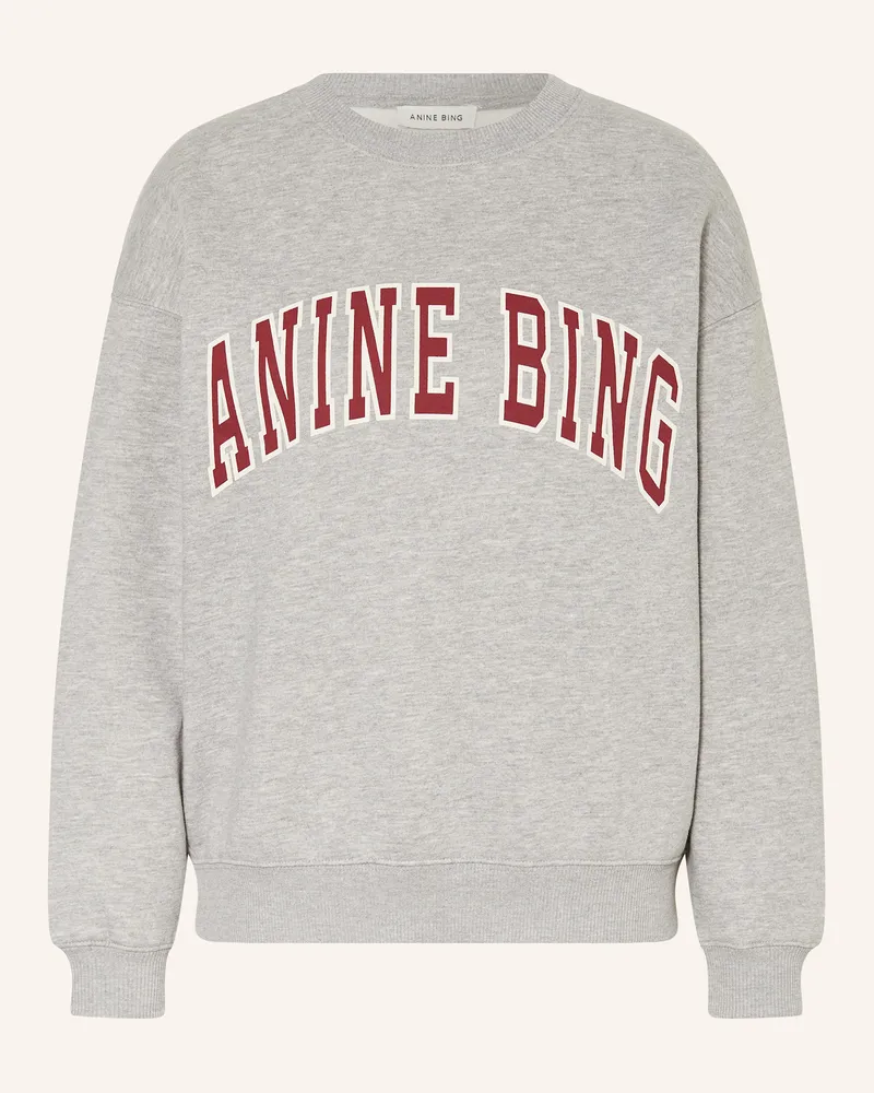 Anine Bing Sweatshirt SPENCER Hellgrau