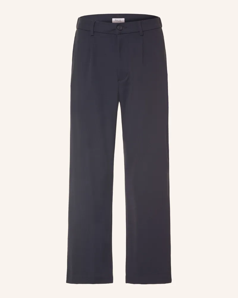 paul Chino Wide Fit blau Dunkelblau