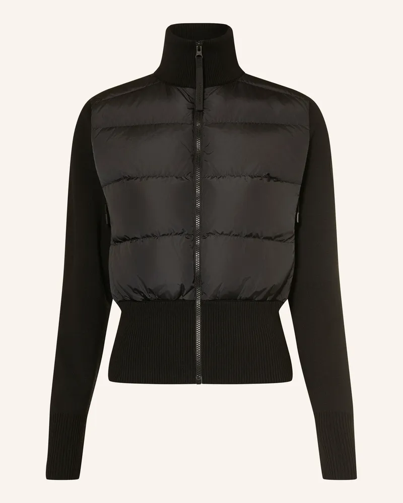 Canada Goose Daunenjacke Hybridge Im Materialmix schwarz Schwarz