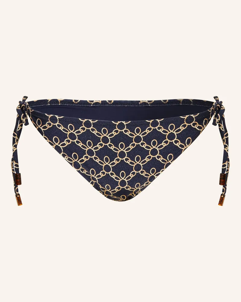 Vilebrequin Triangel-Bikini-Hose FLORE Dunkelblau