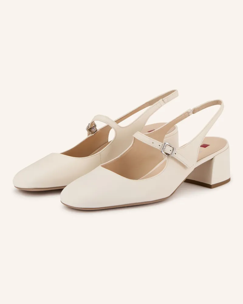 Högl Slingpumps weiss Ecru