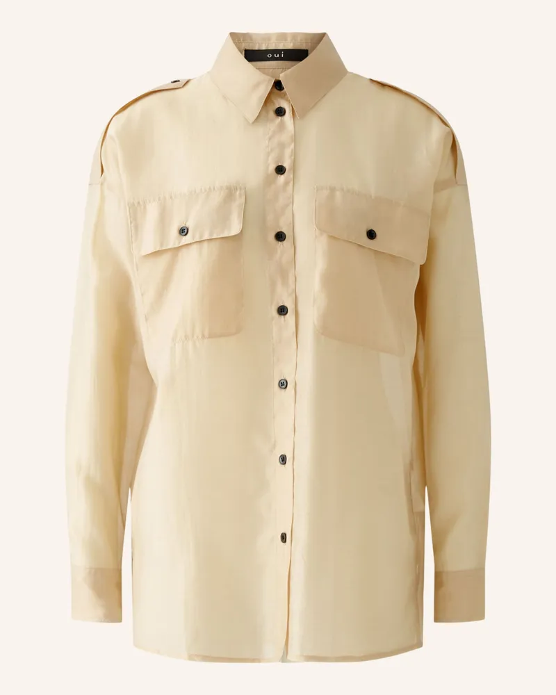 Oui  Bluse Beige