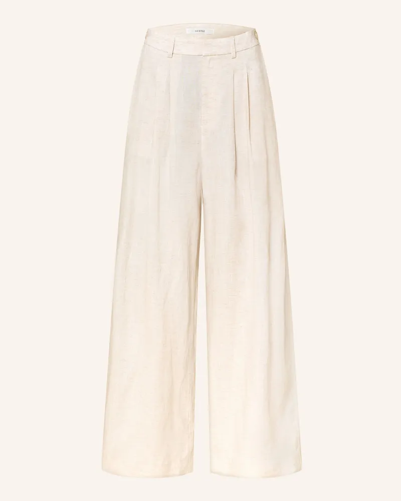 Gestuz Marlenehose Gzriava beige Creme