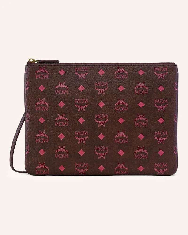 MCM Pouch Aren Visetos braun Braun
