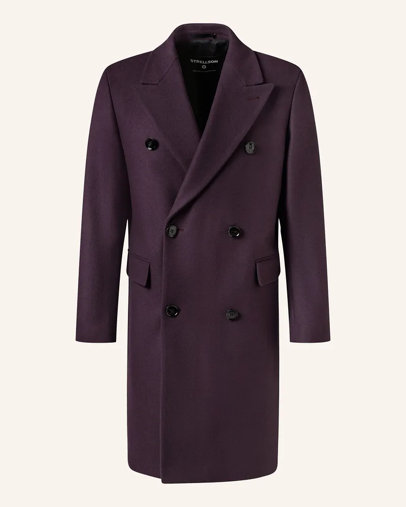 Strellson Wollmantel PARK LANE Dunkellila