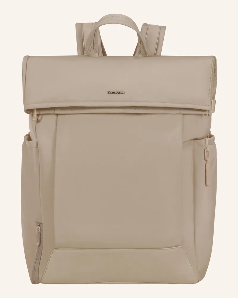 Samsonite Rucksack Essentis Mit Laptop-Fach beige Beige