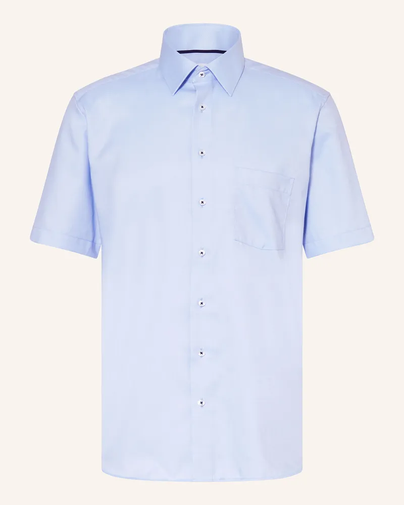 Eterna Kurzarm-Hemd Modern Fit Hellblau