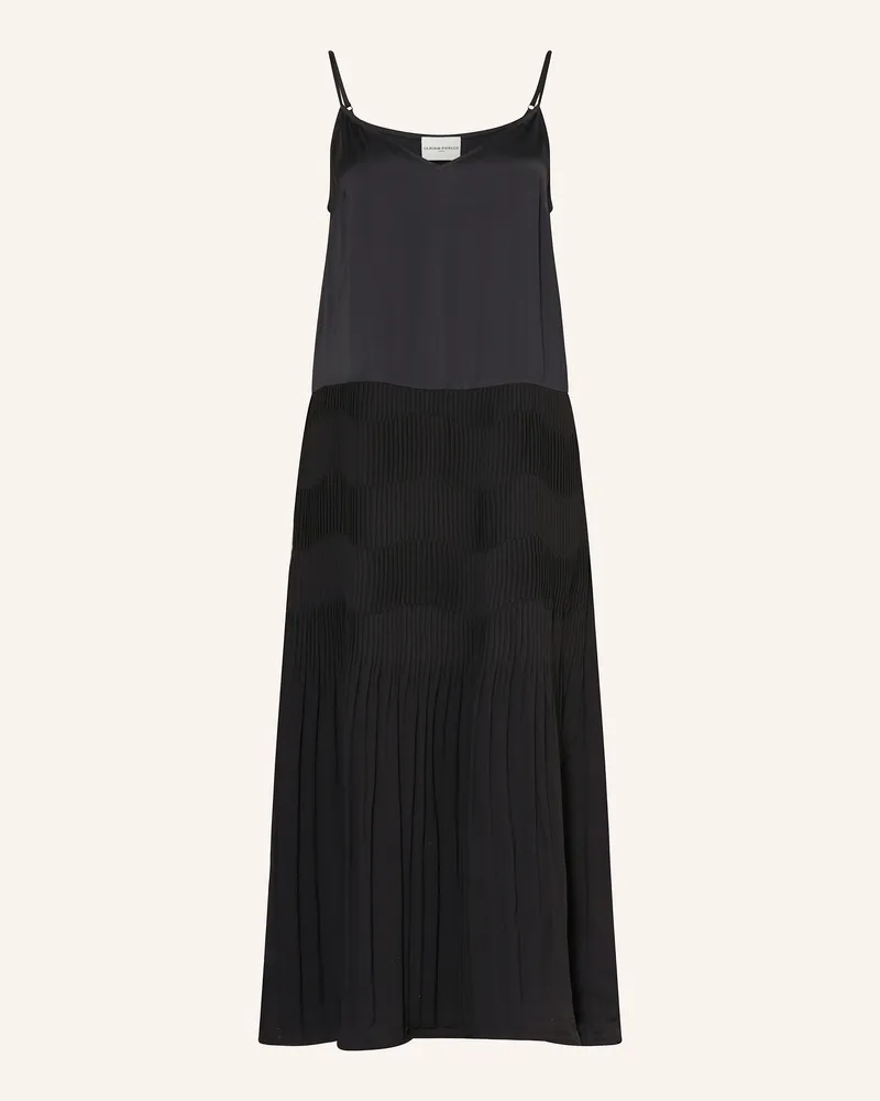 Claudie Pierlot Kleid im Materialmix Schwarz