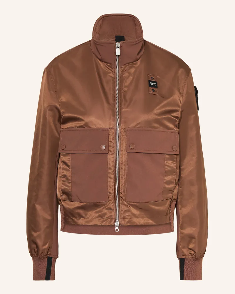 Blauer Blouson CARNEY Braun