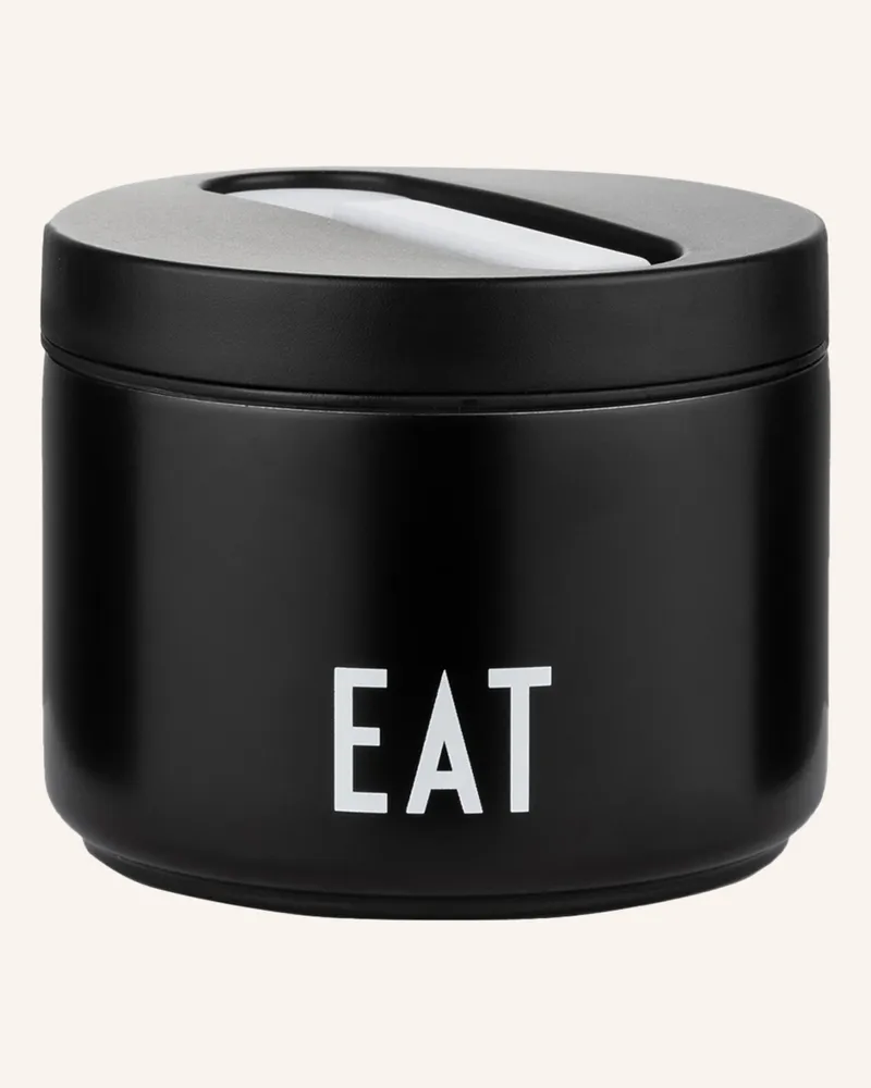 DESIGN LETTERS Thermo-Lunchbox Eat Small schwarz Schwarz