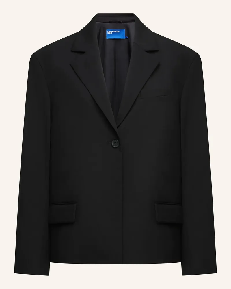 Karl Lagerfeld Blazer schwarz Schwarz