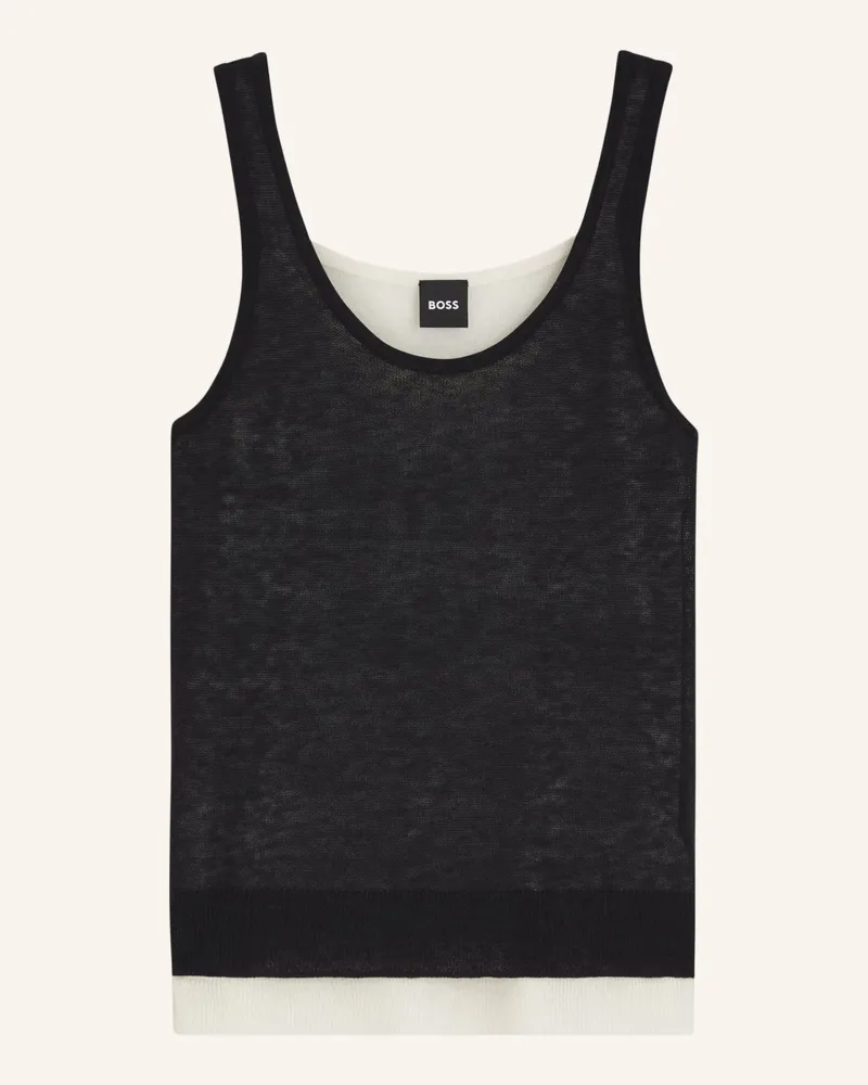HUGO BOSS Casual Top FENTOME Weiss