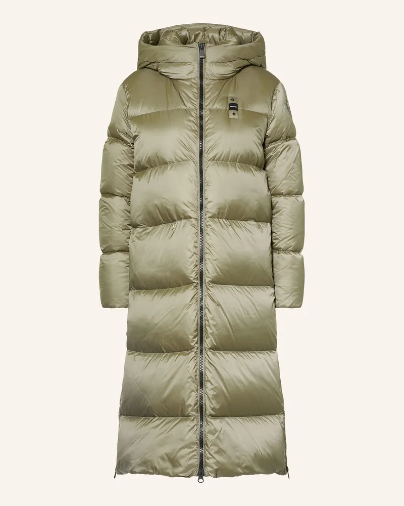 Blauer Daunenmantel Celia gruen Oliv