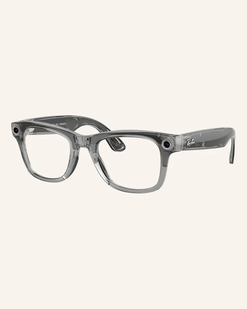 Ray Ban Smart Glasses rw4012 Meta Wayfarer grau Grau