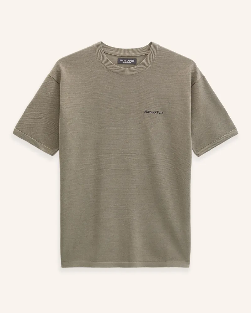 Marc O'Polo Kurzarm-Pullover braun Braun