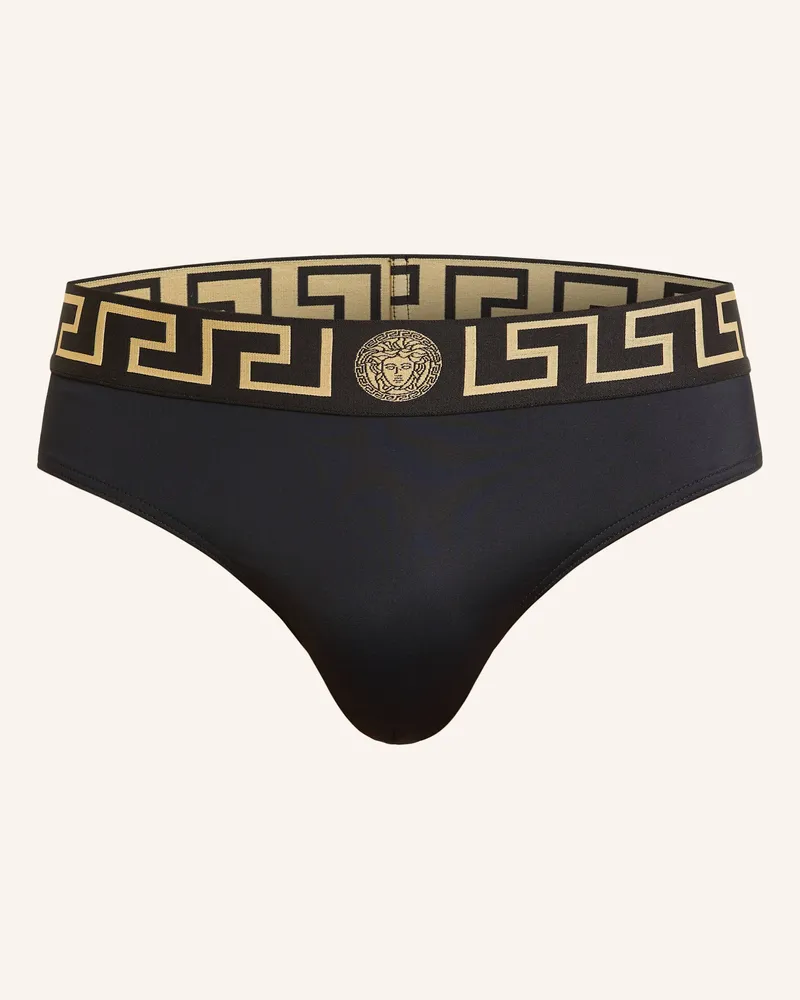Versace Badeslip Schwarz