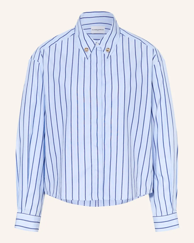 Claudie Pierlot Hemdbluse blau Hellblau