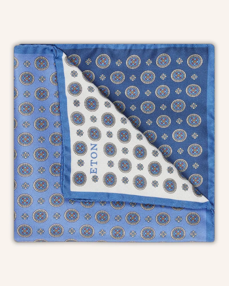 Eton Einstecktuch Blau