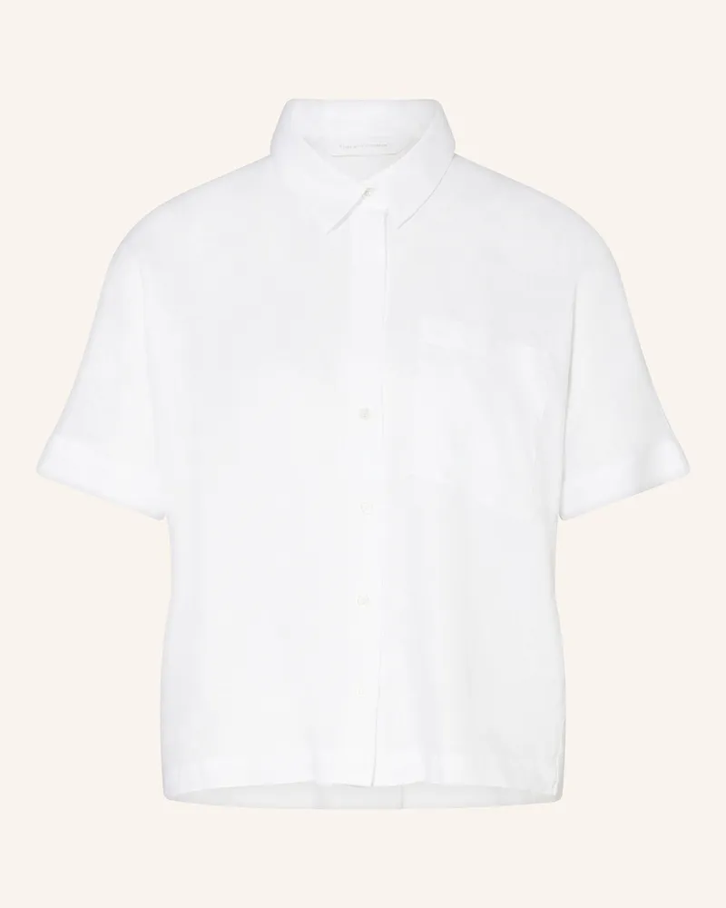 Robert Friedman Hemdbluse ALICIA aus Leinen Weiss