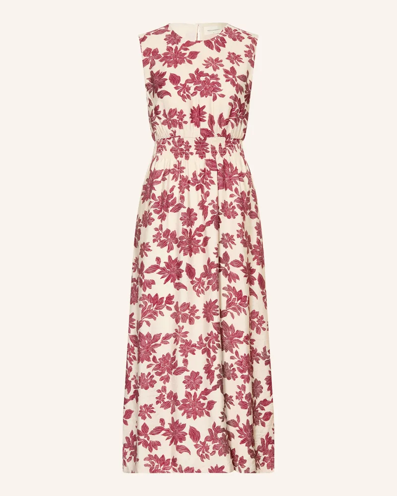 MOSS COPENHAGEN Kleid Mschvildana beige Dunkelrot