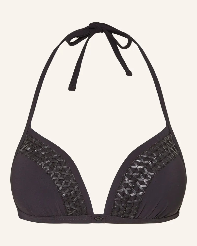 Maryan Mehlhorn Push-up-Bikini-Top LEGEND mit UV-Schutz Schwarz