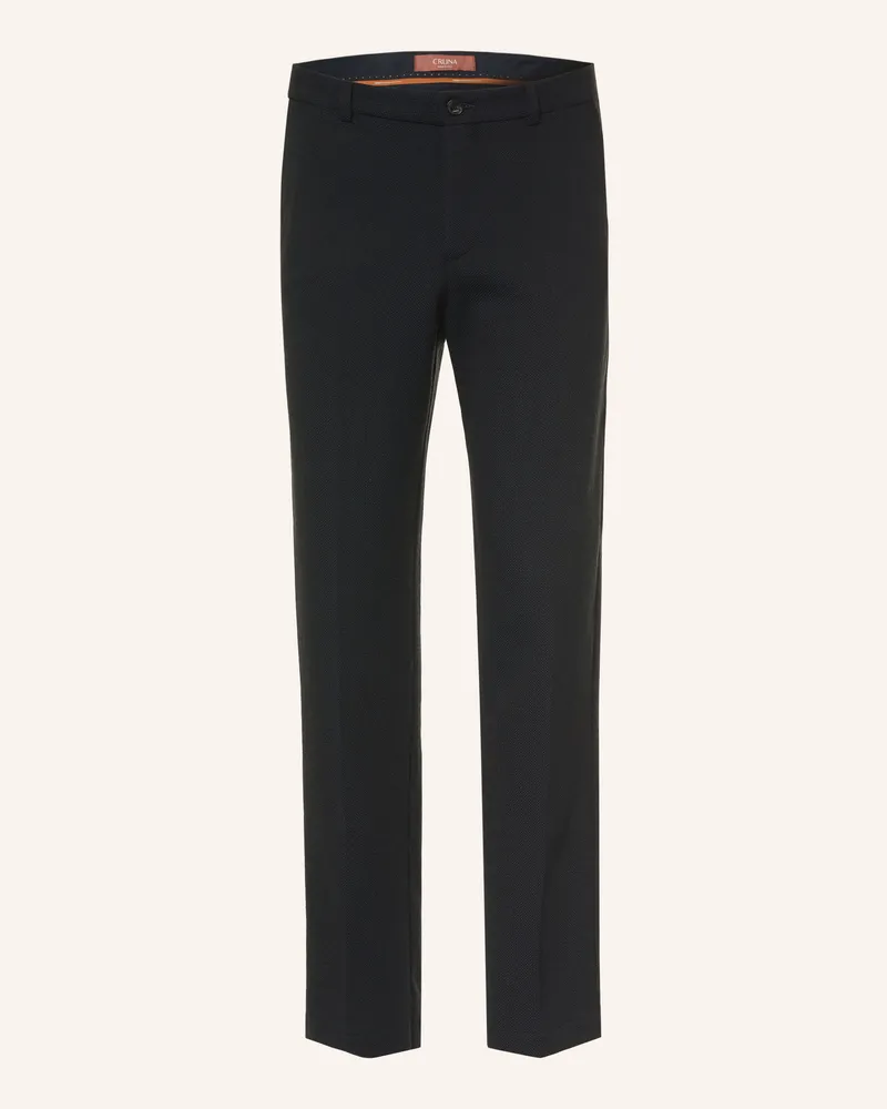 CRUNA Chino Regular Fit blau Dunkelblau