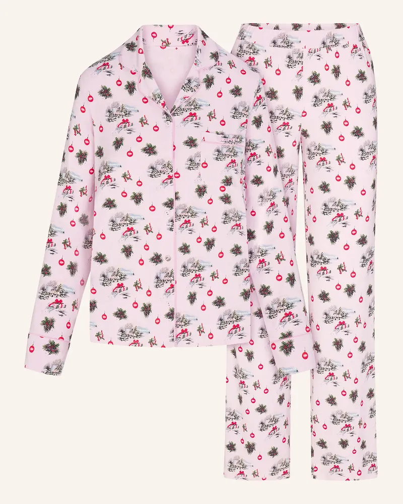 SKIMS Schlafanzug Skims Sleep rosa Cb