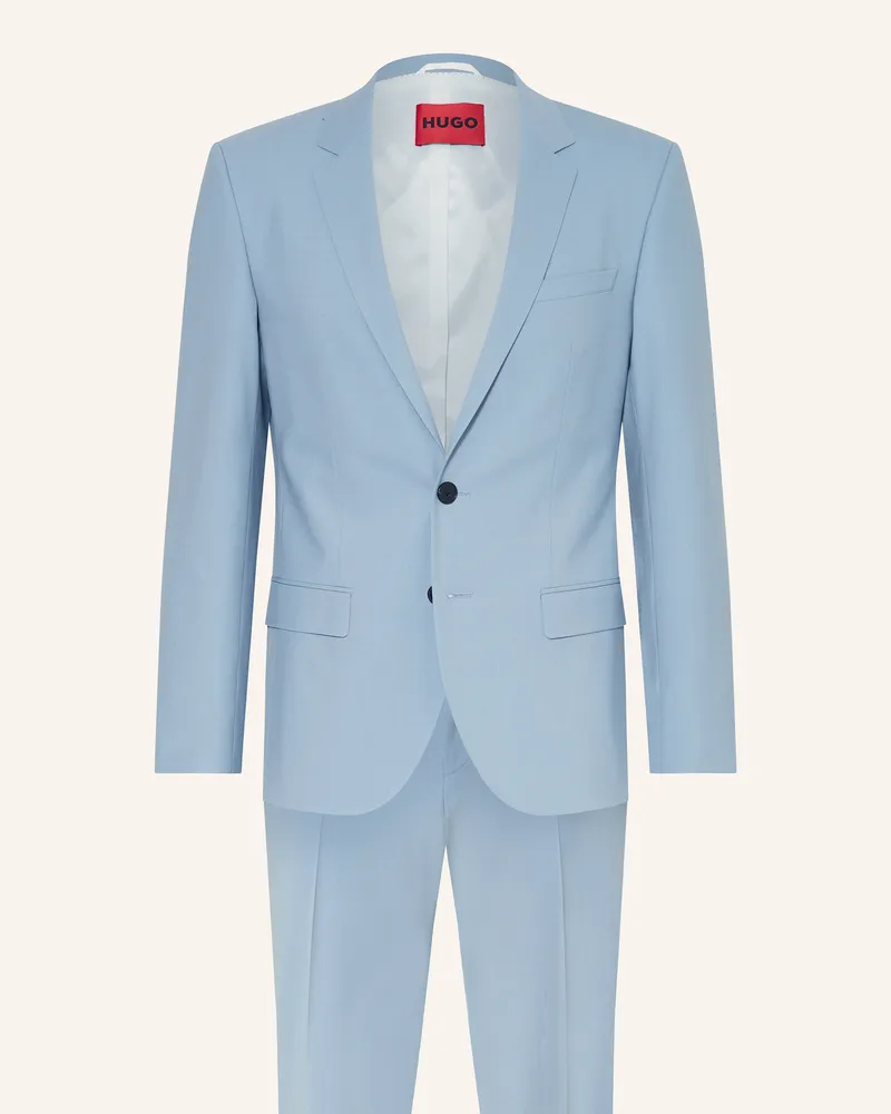 HUGO BOSS Anzug HENRY/GETLIN Slim Fit Blaugrau