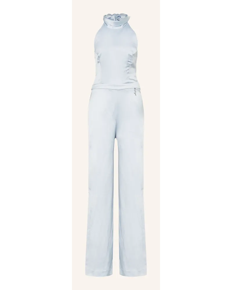 HUGO BOSS Satin-Jumpsuit KETANIA Blau