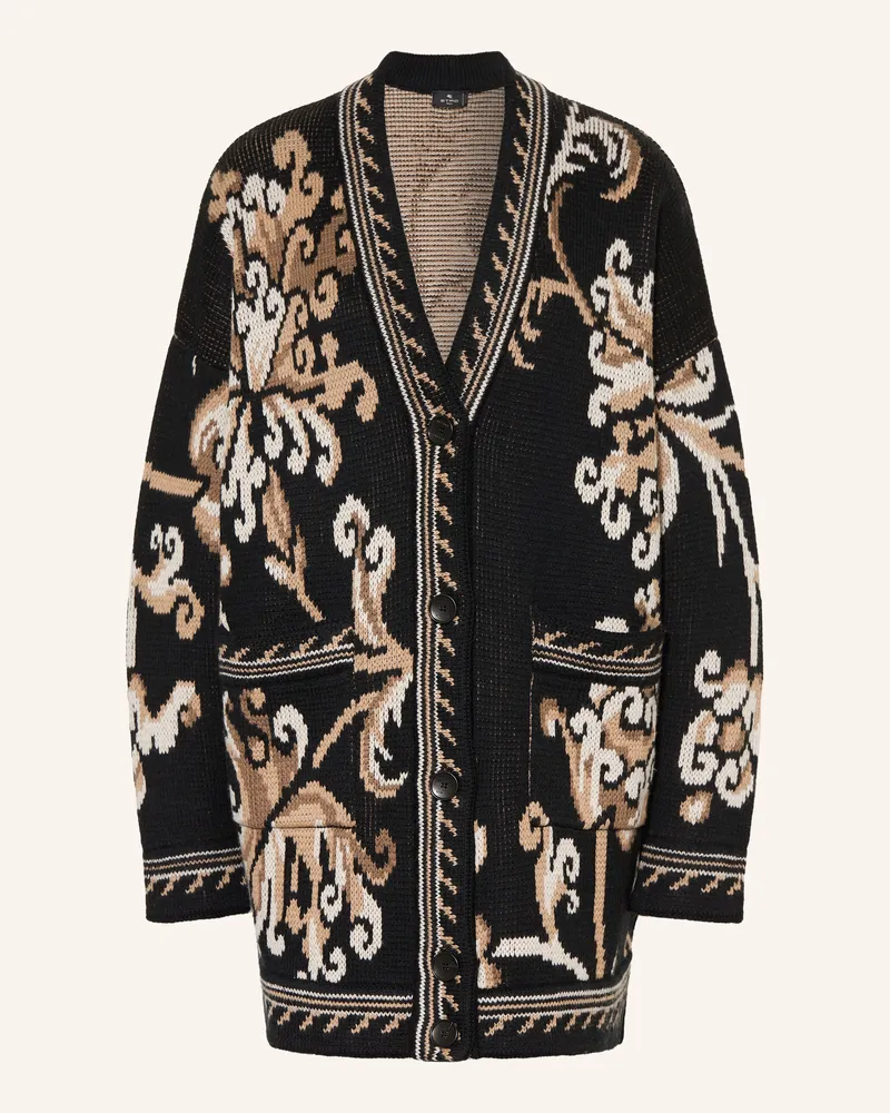 Etro Strickjacke schwarz Schwarz