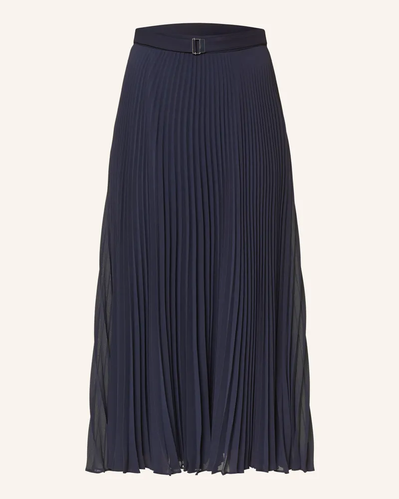 HUGO BOSS Plisseerock VOCELINA Dunkelblau