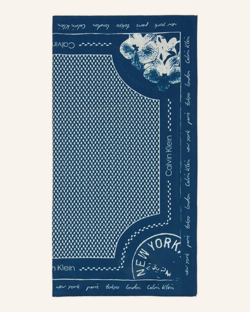 Calvin Klein Tuch blau Blau