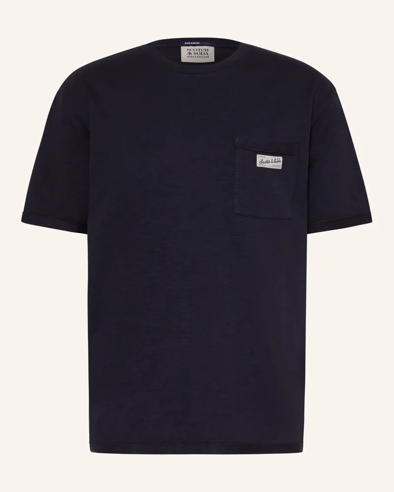 Scotch&Soda T-Shirt blau Dunkelblau