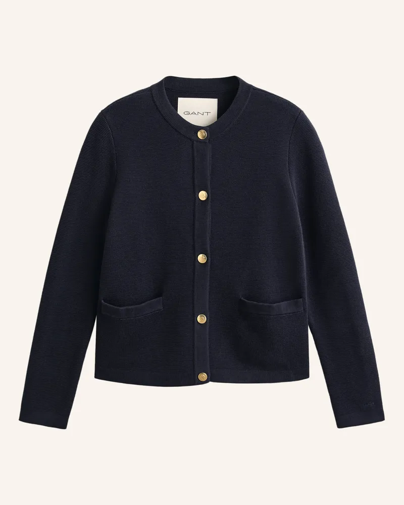 Gant Strickjacke Dunkelblau