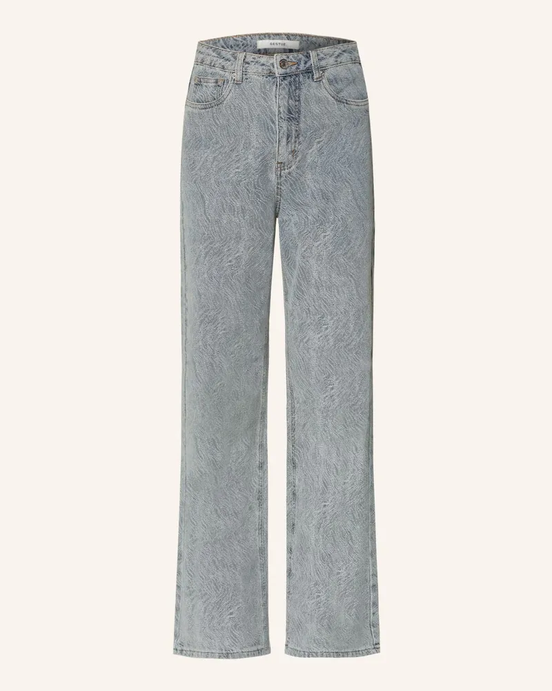 Gestuz Straight Jeans GIANNAGZ Blau