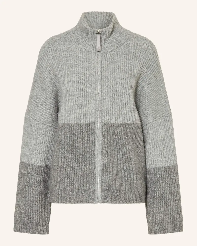 COMMA Strickjacke Grau