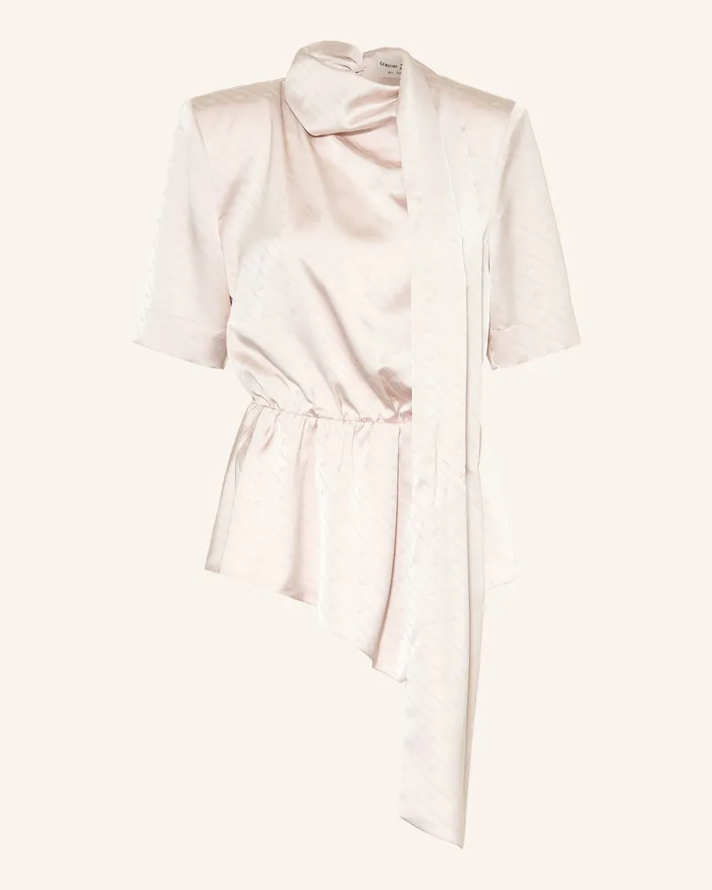 Gestuz Blusenshirt Bxgteresa Aus Satin Mit 3/4-Arm weiss Creme