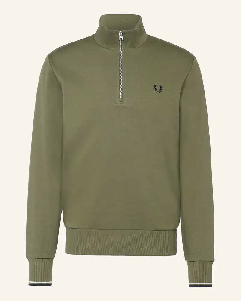 Fred Perry Sweat-Troyer gruen Oliv