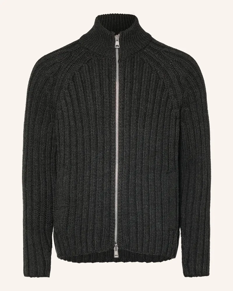 Our Legacy Strickjacke Aus Merinowolle grau Dunkelgrau