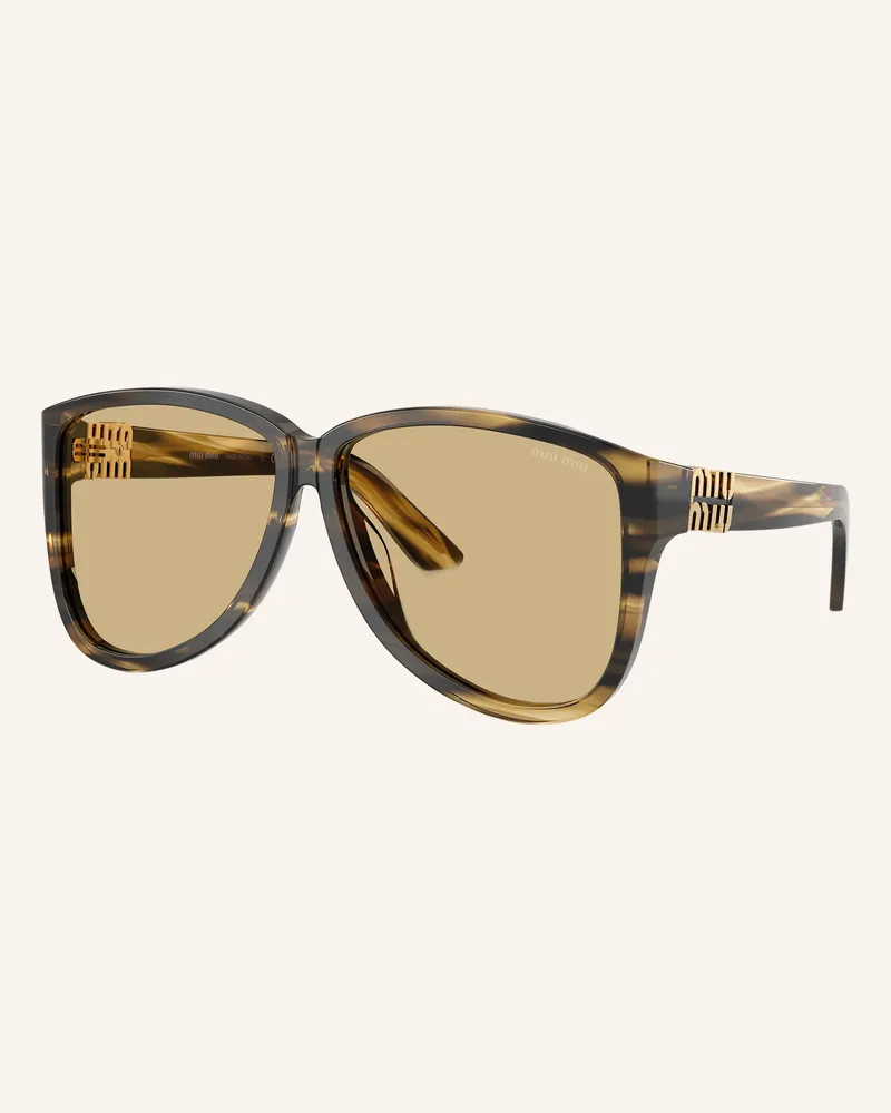 Miu Miu Sonnenbrille Mu a08s braun Havana
