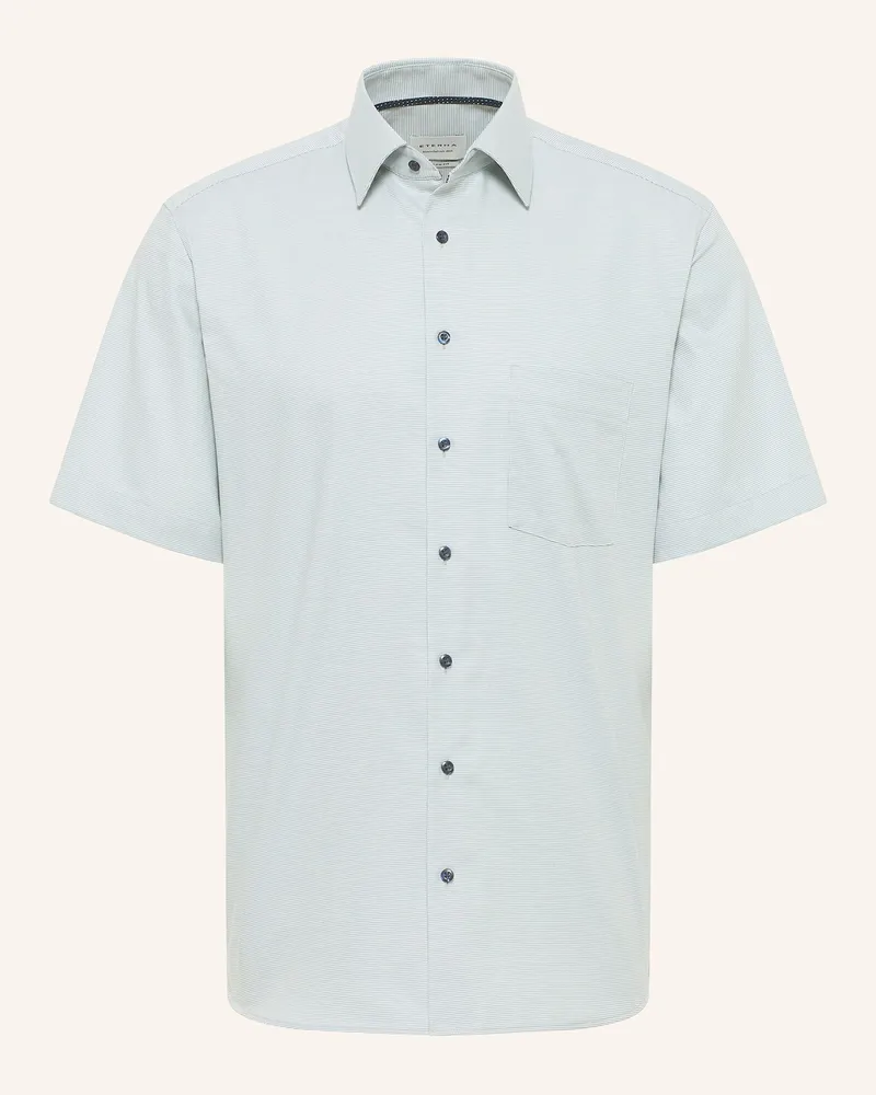 Eterna Kurzarm-Hemd Modern Fit Hellgrün
