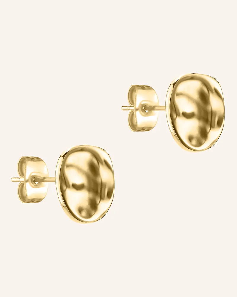 Liebeskind Ohrstecker  aus  Edelstahl Gold