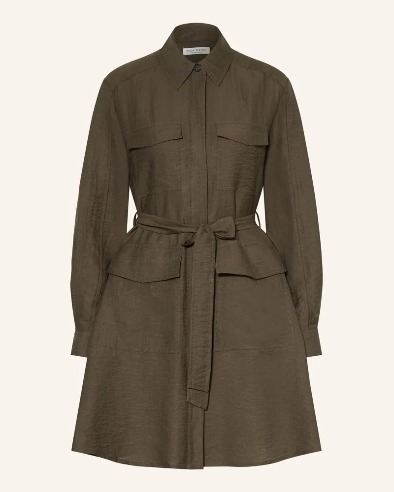 Marc O'Polo Hemdblusenkleid gruen Khaki