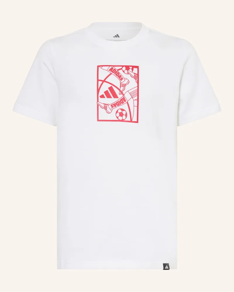 adidas T-Shirt Football weiss Weiss