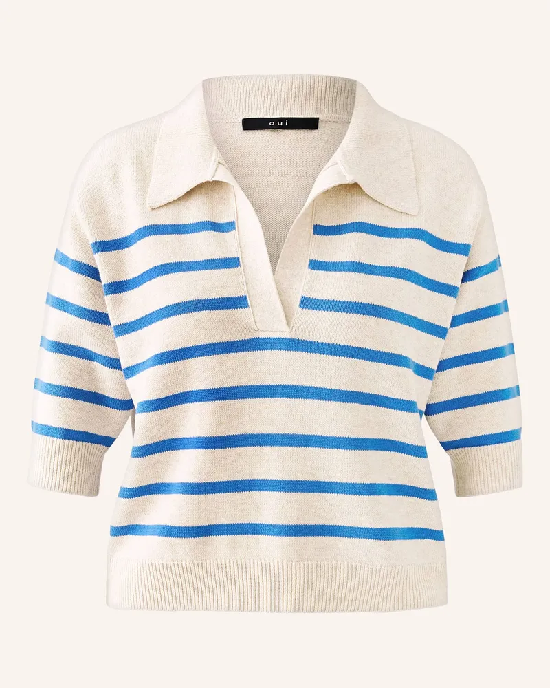 Oui  Strickshirt Hellbraun
