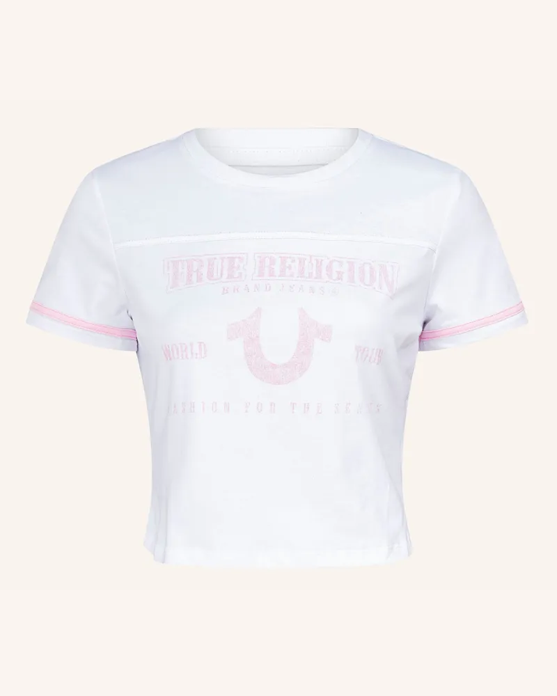 True Religion T-Shirt Crystal weiss Weiss