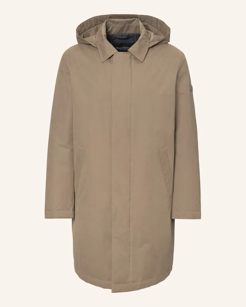 Marc O'Polo Kapuzen-Mantel Braun