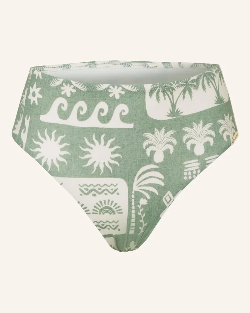 watercult High-Waist-Bikini-Hose RUSTIC MED Hellgrün